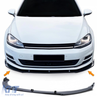 Front spoiler lip spoiler black for VW Golf 7 sedan variant 12-21 - ODSV6014476