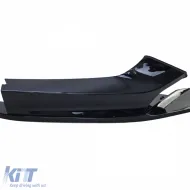 Front spoiler lip sport gloss black suitable for BMW 2 Series F22 F23 with M package-image-6261295