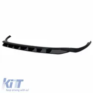 Front Spoiler suitable for Audi Q8 S-Line (2018-2023) Gloss Black 4 pcs-image-6314030