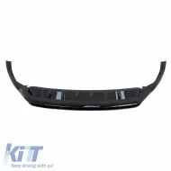 Front Spoiler suitable for Audi Q8 S-Line (2018-2023) Gloss Black 4 pcs-image-6315097