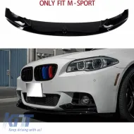 Front Spoiler suitable for BMW 5 F10 / F11 2010-2013 M-Tech from ABS plastic, 1 piece-image-6325813