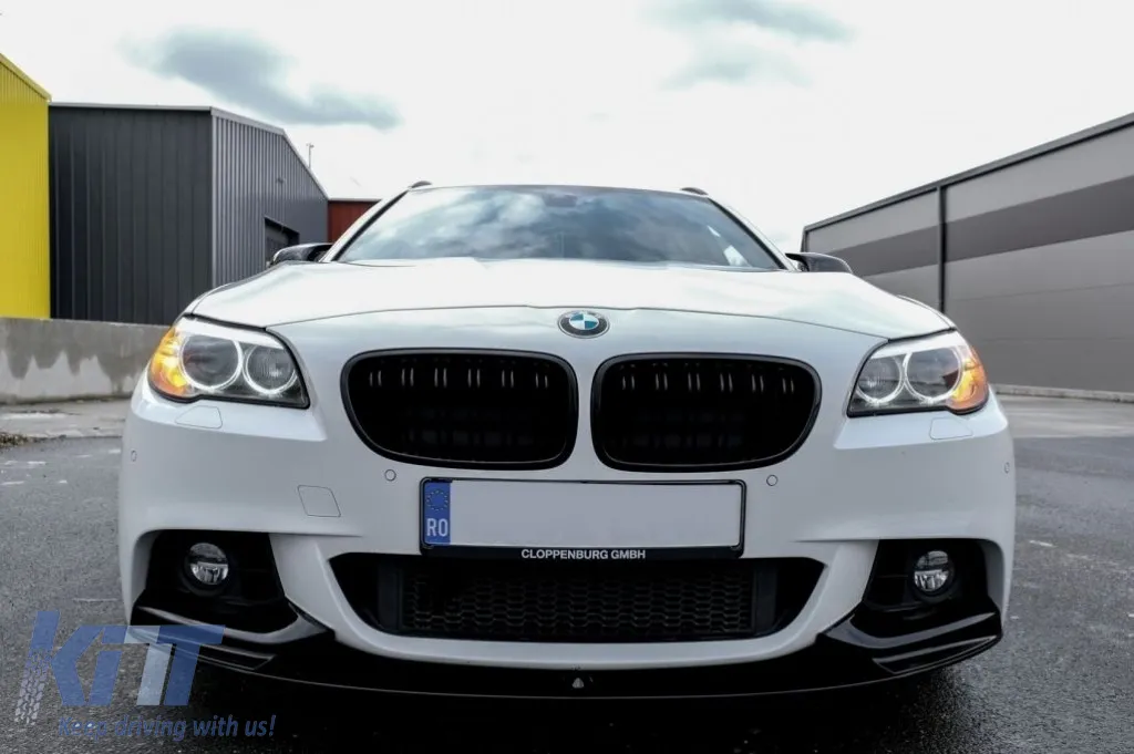 FRONT SPOILER suitable for BMW 5 SERIES F10 for M-TECH BUMPER