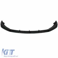 Front Spoiler suitable for BMW X1 F48 15-19 M-Packet Glossy Black 3pc-image-6301868