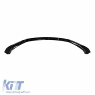 Front Spoiler suitable for BMW X1 F48 15-19 M-Packet Glossy Black 3pc-image-6301873