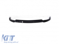 Front Spoiler suitable for Mercedes-Benz C-Class C205 / W205 Facelift 19-21 A Design Line Glossy Black Brabus Look 3 Pieces