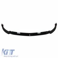 Front Spoiler suitable for Mercedes-Benz E-Class W213 S213 C238 A238 Facelift (2020-Up) A Design Line Glossy Black 3 Pieces-image-6312874