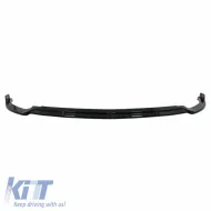 Front Spoiler suitable for Mercedes-Benz E-Class W213 S213 C238 A238 Facelift (2020-Up) A Design Line Glossy Black 3 Pieces-image-6312880