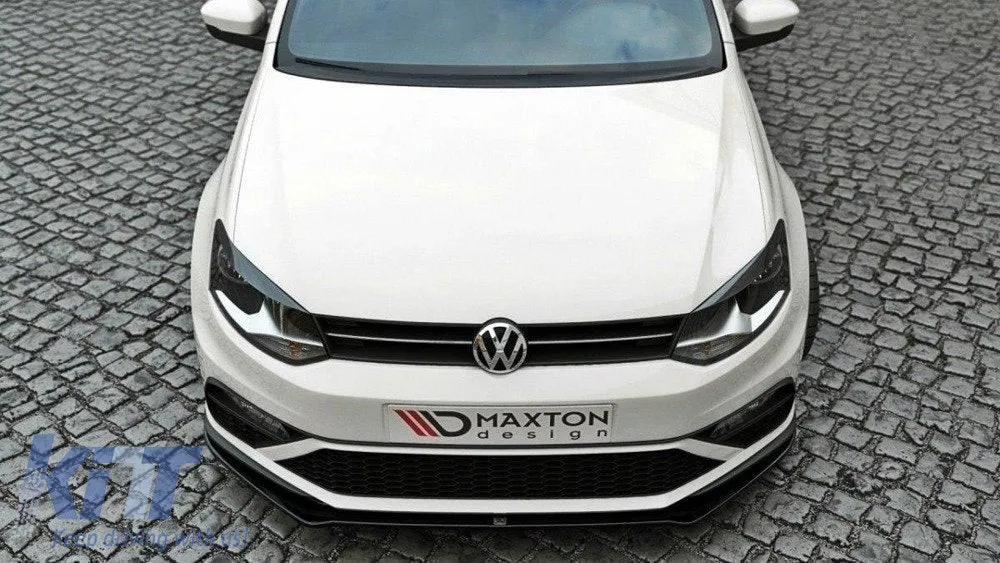 Front spoiler suitable for Volkswagen Polo 2014-2017 for GTI bumper