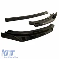 Front Spoiler suitable for VW Golf VII (7) 12-17 Standard Bumper Black Color From Abs Plastic 3 Pieces-image-6308246