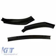Front Spoiler suitable for VW Golf VII (7) 12-17 Standard Bumper Black Color From Abs Plastic 3 Pieces-image-6308247
