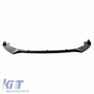 Front Spoiler suitable for VW Golf VII (7) 12-18 GTI Bumper Glossy Black 3pc-image-6301130