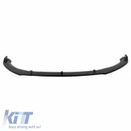 Front Spoiler suitable for VW Golf VII (7) 12-20 Standard Bumper Matt Black 3pc-image-6316601