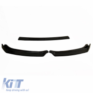 Front Spoiler suitable for VW Golf VII (7.5) 17-20 Standard Bumper Black Color From Abs Plastic 3 Pieces