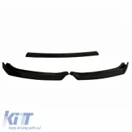 Front Spoiler suitable for VW Golf VII (7.5) 17-20 Standard Bumper Black Color Made from ABS Plastic 3 Pieces-image-6309307