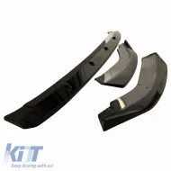 Front Spoiler suitable for VW Golf VIII (8) 21+ Standard Bumper Black Color From Abs Plastic 3 Pieces-image-6327699