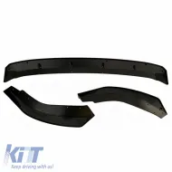 Front Spoiler suitable for VW Golf VIII (8) 21+ Standard Bumper Black Color From Abs Plastic 3 Pieces-image-6327700