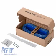 Front Spoiler Universal Samurai Lip Safe & Style 2500mm Blue Carbon 1 pc-image-6313359
