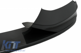 Front Spoiler with Diffuser suitable for BMW 4 Series F32 Coupe F33 Cabrio F36 Grand Coupe (2013-03.2019) M-Performance Design Carbon Film Coating-image-6064415