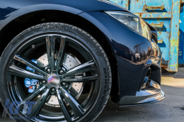 Front Spoiler with Diffuser suitable for BMW 4 Series F32 Coupe F33 Cabrio F36 Grand Coupe (2013-03.2019) M-Performance Design Carbon Film Coating-image-6079399