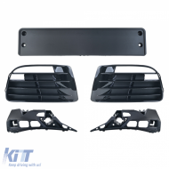 Front sport bumper incl. grille + daytime running lights for VW Golf 6 2008-2013-image-6210436
