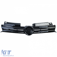 Front Sport R Stoßstange + Tagfahrlicht + Kühlergrill suitable for VW Golf 6 2008-2013-image-6203593