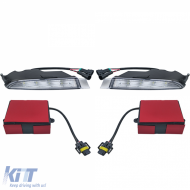 Front Sport R Stoßstange + Tagfahrlicht + Kühlergrill suitable for VW Golf 6 2008-2013-image-6203595