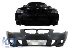Front Stoßstange für BMW 5er E60 E61 03-07 M-Technik Look ohne Nebelscheinwerfer-image-6031650