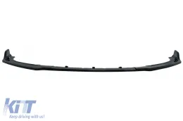 image-1-Fronte Add-On Spoiler Lip per Audi A6 C7 4G Facelift 2015-2018 Nero lucido