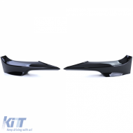 Frontflaps Spoiler schwarz glänzend geeignet für BMW 3er E92 E93 06-10-image-6196933