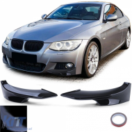 image-25-Frontflaps Spoiler Splitter glänzend schwarz geeignet für BMW 3er E92 E93 10-13