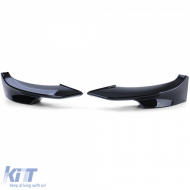 Frontflaps Spoiler Splitter glänzend schwarz geeignet für BMW 3er E92 E93 10-13-image-6202881
