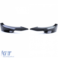 Frontflaps Spoiler Splitter glänzend schwarz geeignet für BMW 3er E92 E93 10-13-image-6202885