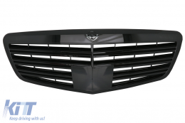 image-47-Frontgrill für Mercedes S-Klasse W221 Facelift 2010-2013 S65 Look Glänzend schwarz