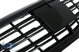 Frontgrill für Mercedes S-Klasse W222 14-08.20 S63 S65 Design Schwarz glänzend-image-6003359