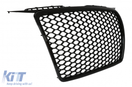 Frontgrill ohne Emblem für Audi A3 8P 04-07 RS Design Schwarz glänzend-image-6009782