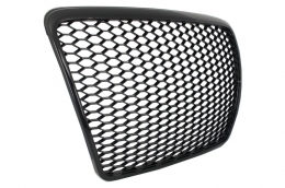 Frontgrill ohne Emblem für Audi A6 4F 4F2 C6 04-11 RS Design Schwarz-image-6016920