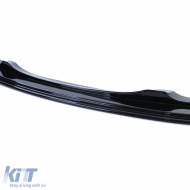 Frontleistungs-Spoiler schwarz glänzend geeignet für BMW 3er Serie E90 E91 05-08-image-6202875