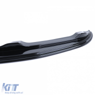 Frontleistungs-Spoiler schwarz glänzend geeignet für BMW 3er Serie E90 E91 05-08-image-6202876