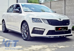 image-52-Frontlippe geeignet für Octavia MK3 VRS in Klavierlack, Vakuumplastik / 2013-2017