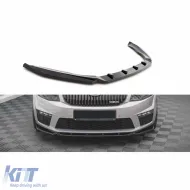 image-3-Frontlippe Octavia MK3 RS Max V4 Klavier Schwarz Vakuum Kunststoff / 2013-2017