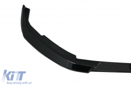 Frontlippenverlängerungsspoiler für Peugeot 208 Mk2 2020+ Glänzend schwarz-image-6089900