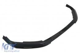 Frontlippenverlängerungsspoiler für Peugeot 208 Mk2 2020+ Glänzend schwarz-image-6089902