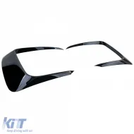 Frontsplitter-Flaps glänzend schwarz für Stoßstange geeignet für VW T7 ab 2024-image-6203625