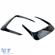 Frontsplitter-Flaps glänzend schwarz für Stoßstange geeignet für VW T7 ab 2024-image-6203626