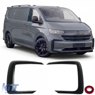 Frontsplitter Flaps Schwarz für Stoßstange passend für VW T7 Transporter ab 2024