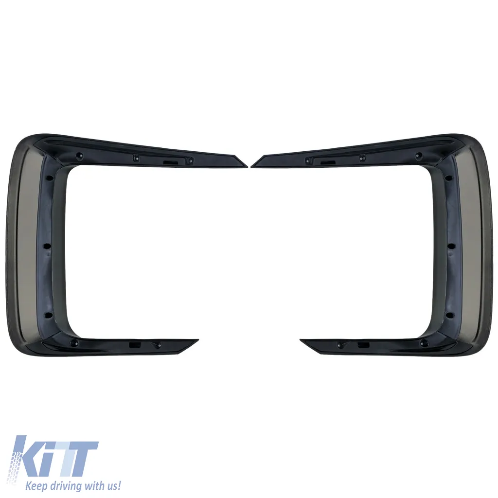 Frontsplitter Flaps Schwarz für Stoßstange passend für VW T7 Transporter ab 2024