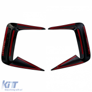 Frontsplitter-Lamellen für Stoßfänger geeignet für Ford Tourneo Transit Custom ab 2023-image-6194758