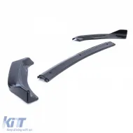 Frontspoiler Cup Lip Sportlook glänzend schwarz geeignet für VW Polo VI 2G AW ab 17-image-6278350