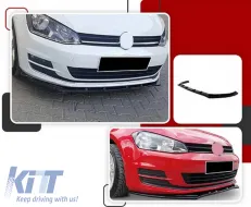 image-20-Frontspoiler geeignet für VW Golf VII (7) 12-17 Race Glänzend Schwarz Standardversion