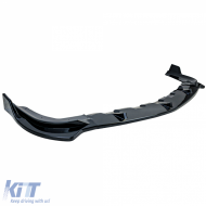 Frontspoiler Lip Gloss Schwarz geeignet für Mercedes Sprinter W906 Facelift 2013-2018-image-6208377
